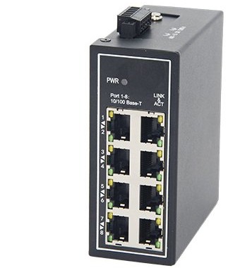 DH-IS1000C-8ET-DC 产品名：非管理安防工业交换机-DH-IS1000C-8ET-DC-8个10/100Base-T以太网端口