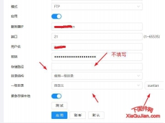 大华摄像头FTP存储的目录如何填写