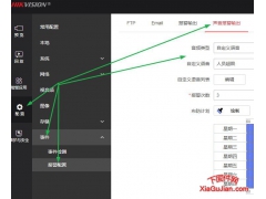 海康摄像头报警声音的选择